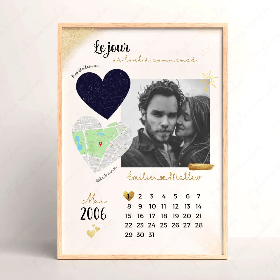 Idées-Cadeaux-Saint-Valentin-Des-Affiches-Personnalisées-Qui-Racontent-Votre-Histoire-d-Amour Plume Revedor