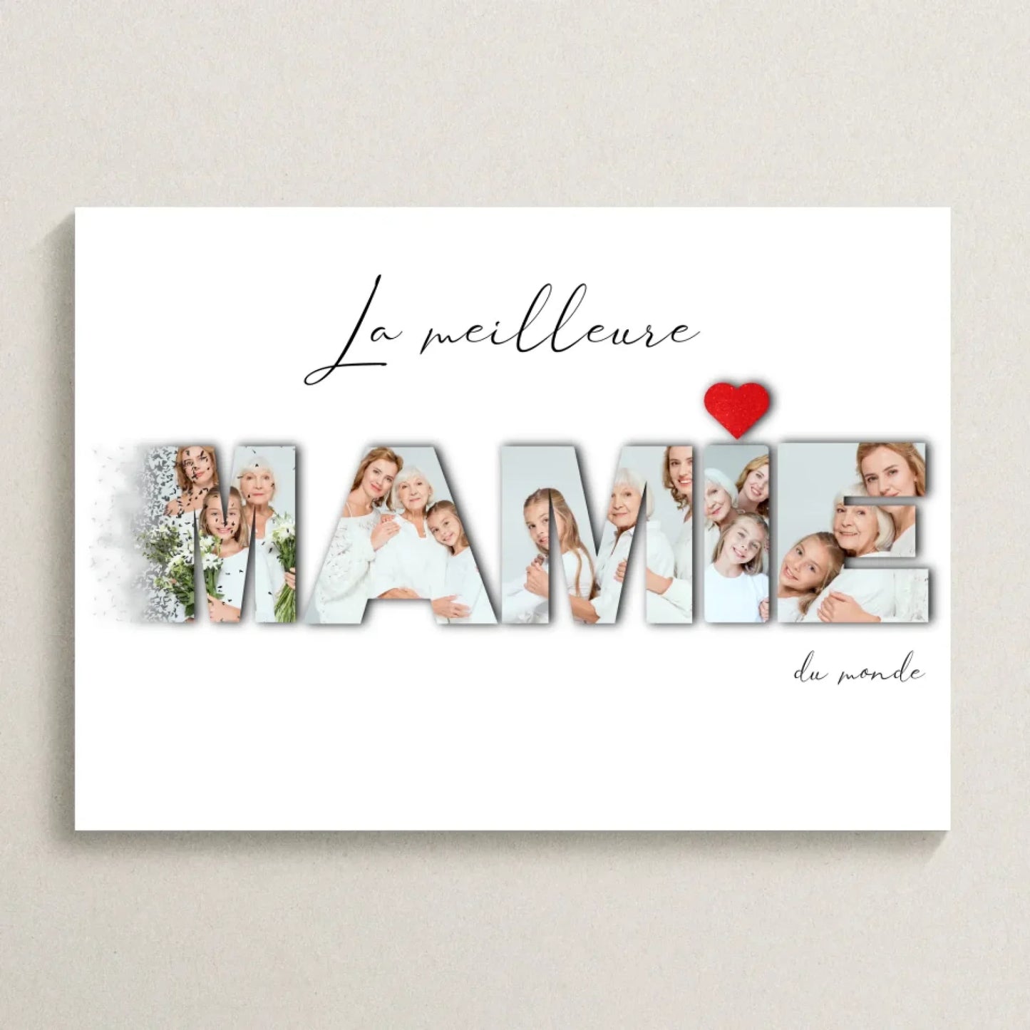 Cadeau personnalisé Mamie - Affiche MamiePlume Revedor