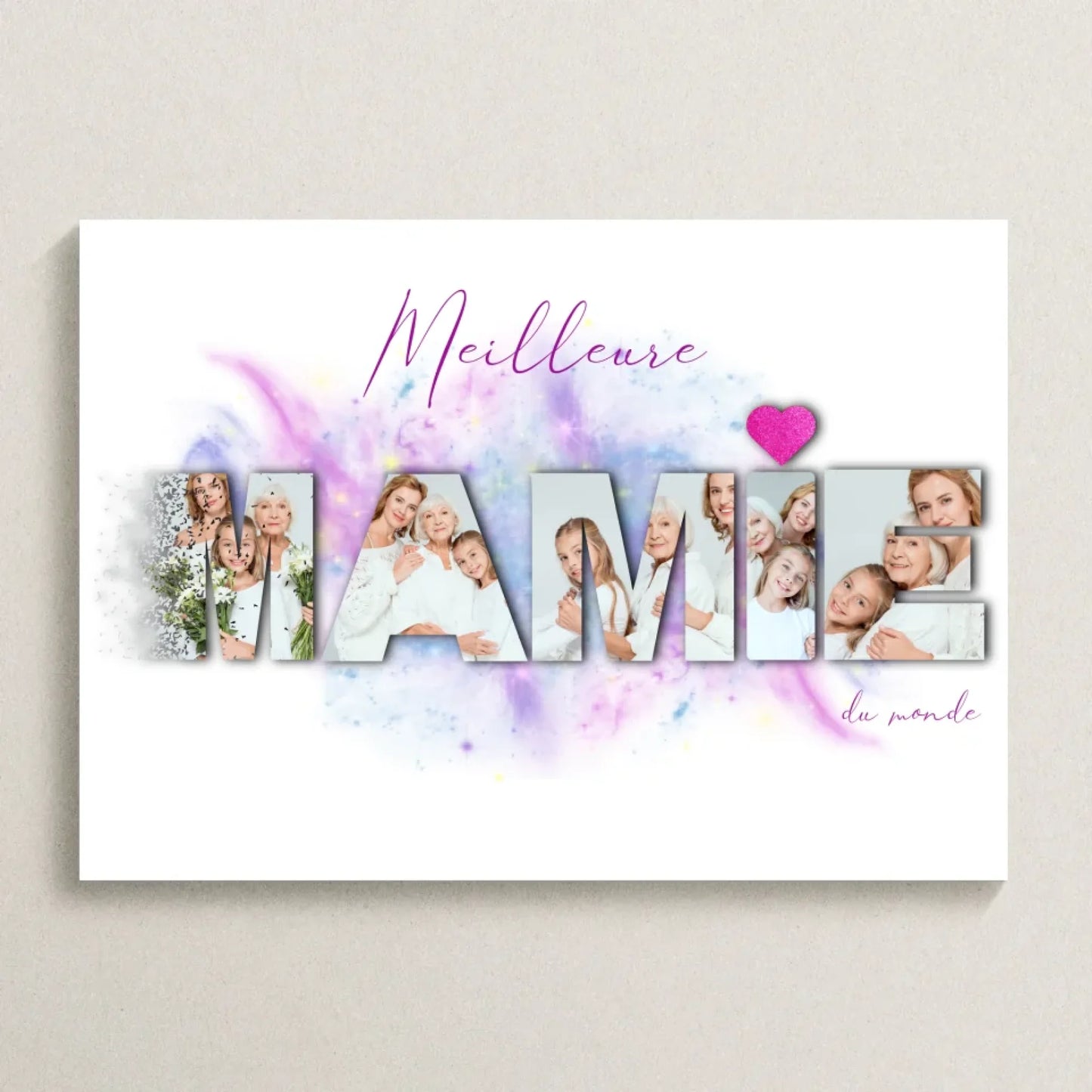 Cadeau personnalisé Mamie - Affiche MamiePlume Revedor