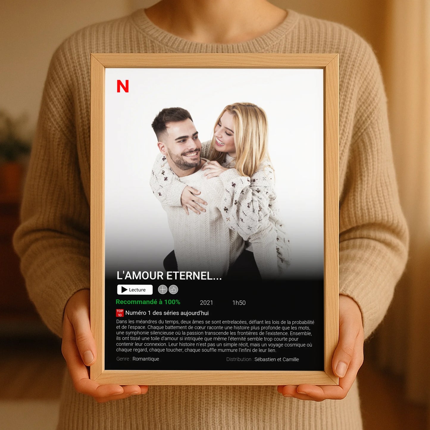 Affiche Personnalisée Netflix - Couple - Saint ValentinPlume Revedor