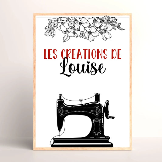 Cadre personnalisé - Couture - Atelier de couture