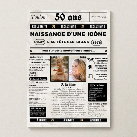 Affiche Personnalisée Netflix - Couple - Saint Valentin