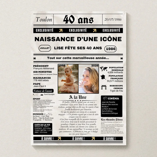 Affiche Personnalisée Netflix - Couple - Saint Valentin