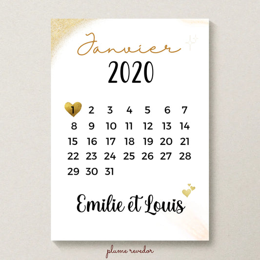 Affiche personnalisée Plume Revedor