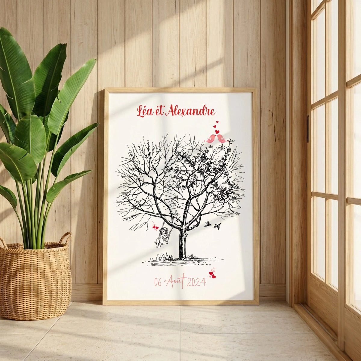 Affiche personnalisée Plume Revedor