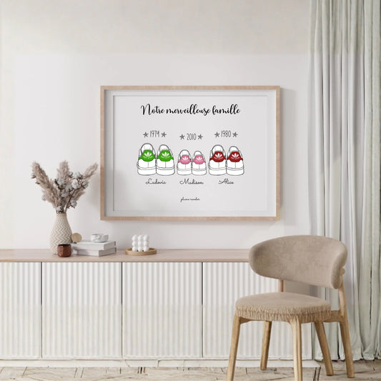 Affiche personnalisée Plume Revedor