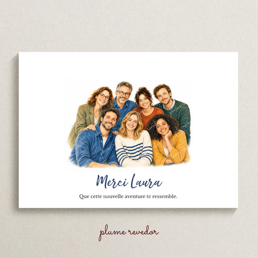 Affiche personnalisée Plume Revedor