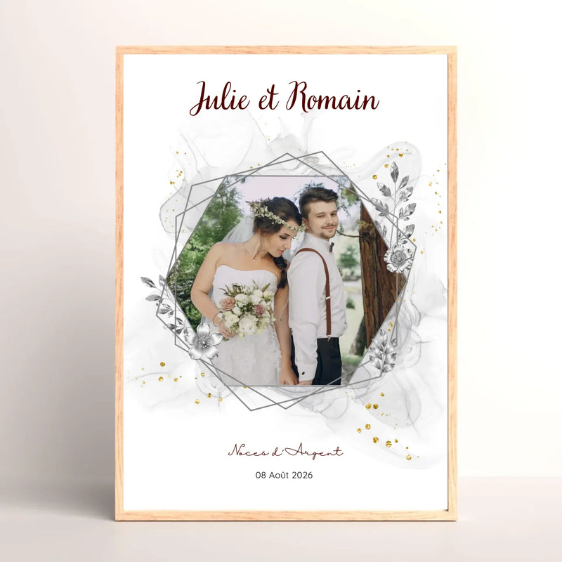  Noces d'Argent : 25 Ans de Mariage — Signification, Idées Cadeaux & Affiche Personnalisée