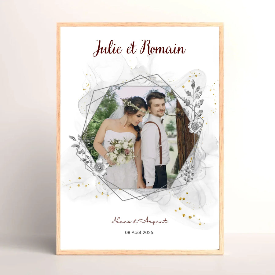  Noces d'Argent : 25 Ans de Mariage — Signification, Idées Cadeaux & Affiche Personnalisée