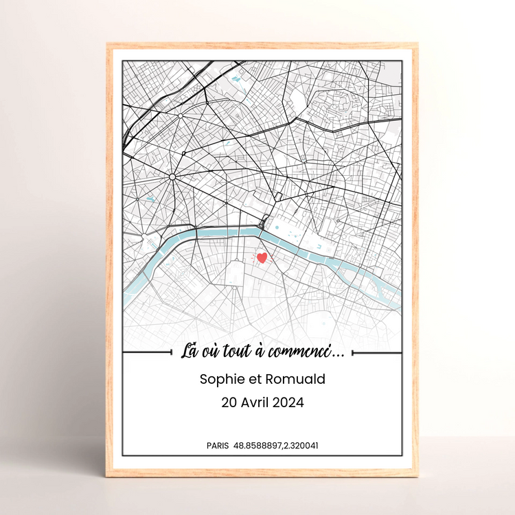 Cadeaux Saint Valentin personnalisés – des affiches qui racontent votre histoire