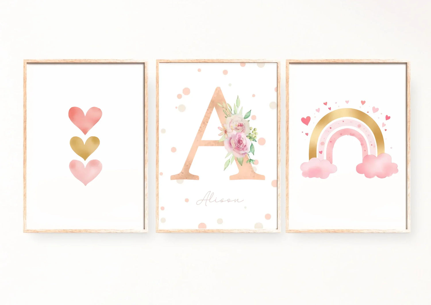 Cadeaux baby shower personnalisés – des affiches tendres pour accueillir bébé