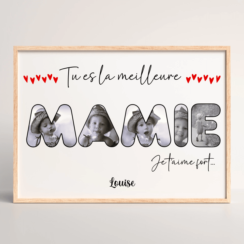 Cadeaux personnalisés fête des grands-mères Plume Revedor