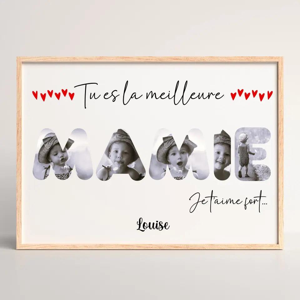 Cadeaux grands parents personnalisés Plume Revedor