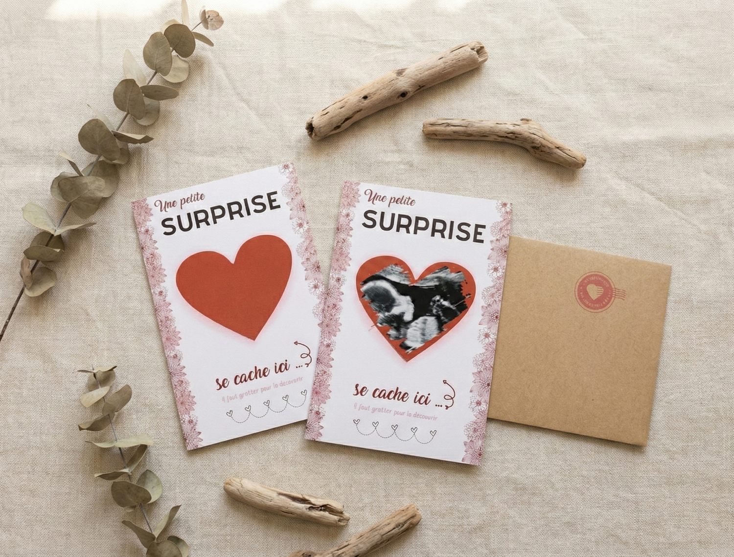 Cartes à Gratter & Papeterie : Annonces Originales et Mots Doux