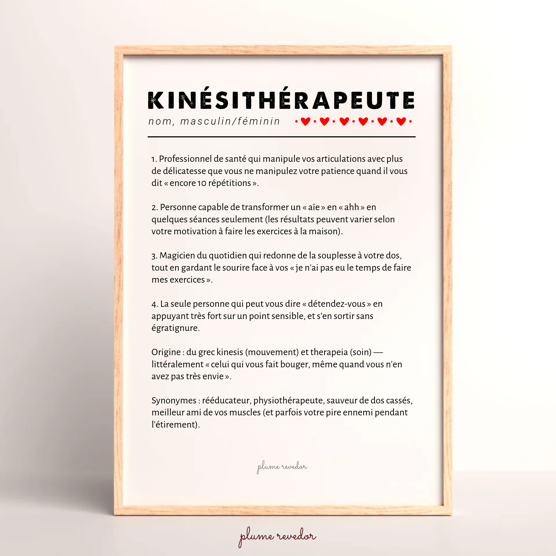 cadre définition kiné
