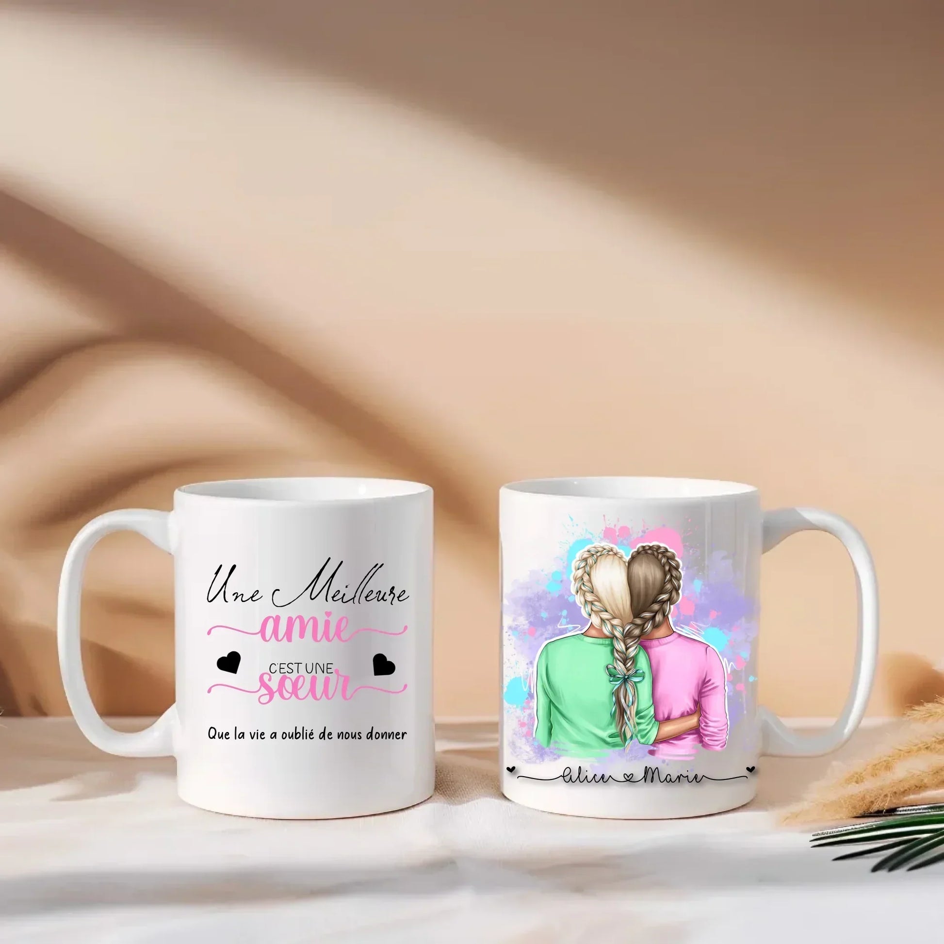 Mug Meilleure amie personnalisé