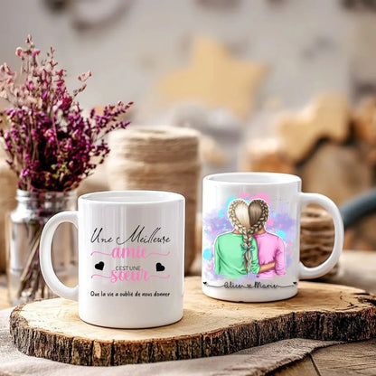 Tasse meilleure amie personnalisé