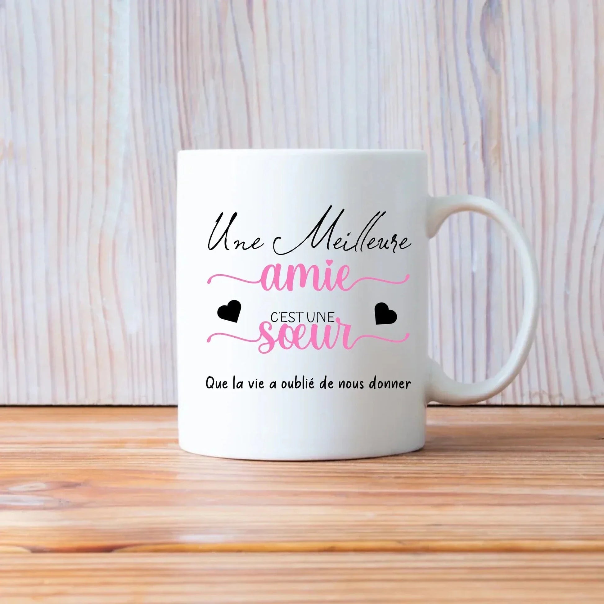 Mug amie citation personnalisé