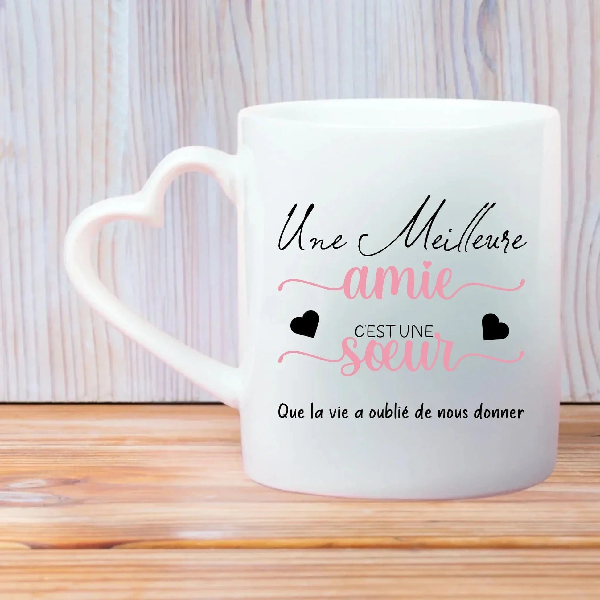 Cadeau meilleure amie - Mug meilleure amie personnalisé
