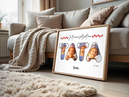 Affiche personnalisée - Tata avec photosPlume Revedor