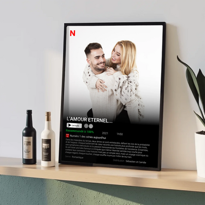 Affiche Personnalisée Netflix - Couple - Saint ValentinPlume Revedor