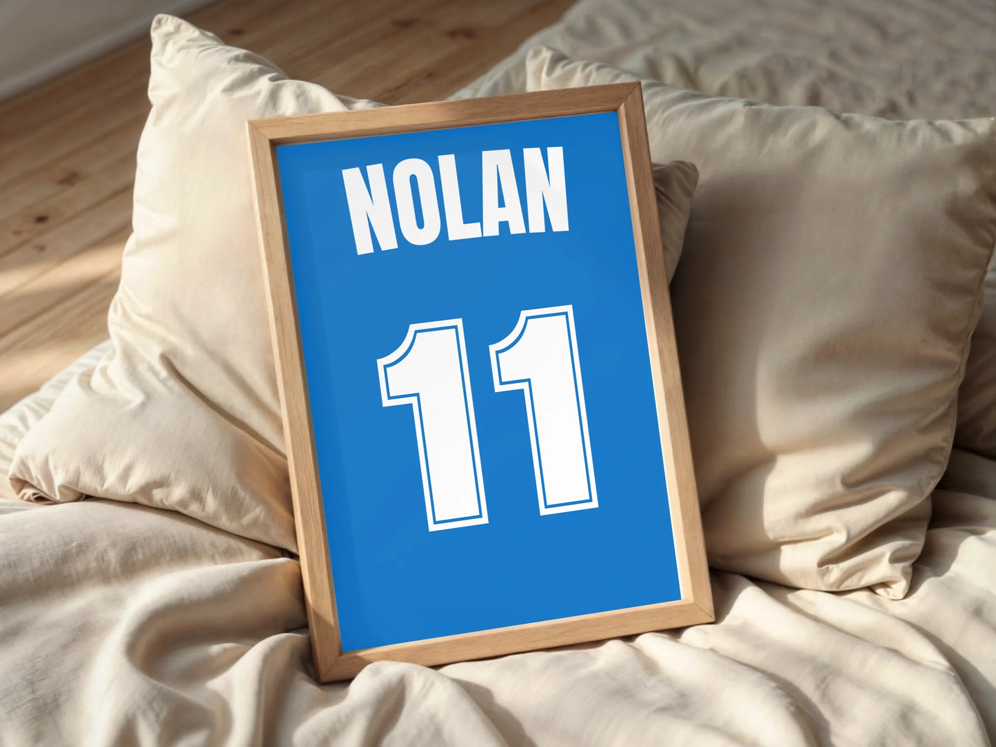 Set de 3 Affiches Basket Personnalisées – Décoration Chambre Garçon & Maillot Prénom