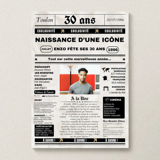 Affiche Personnalisée Netflix - Couple - Saint Valentin