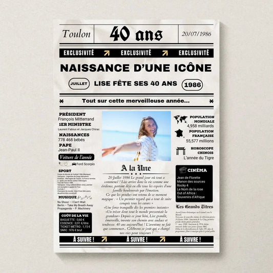 Affiche Personnalisée Netflix - Couple - Saint Valentin