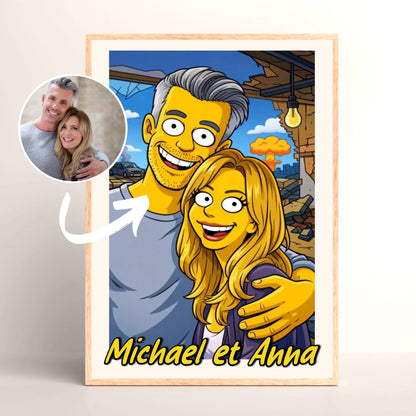 Affiche personnalisée Filtre Simpson