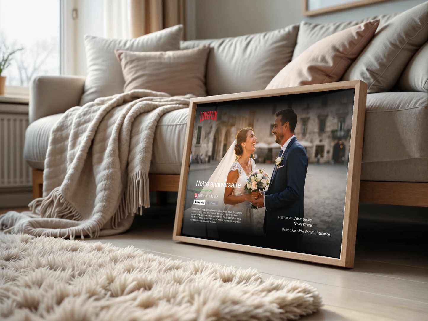 Affiche personnalisée Netflix Horizontale