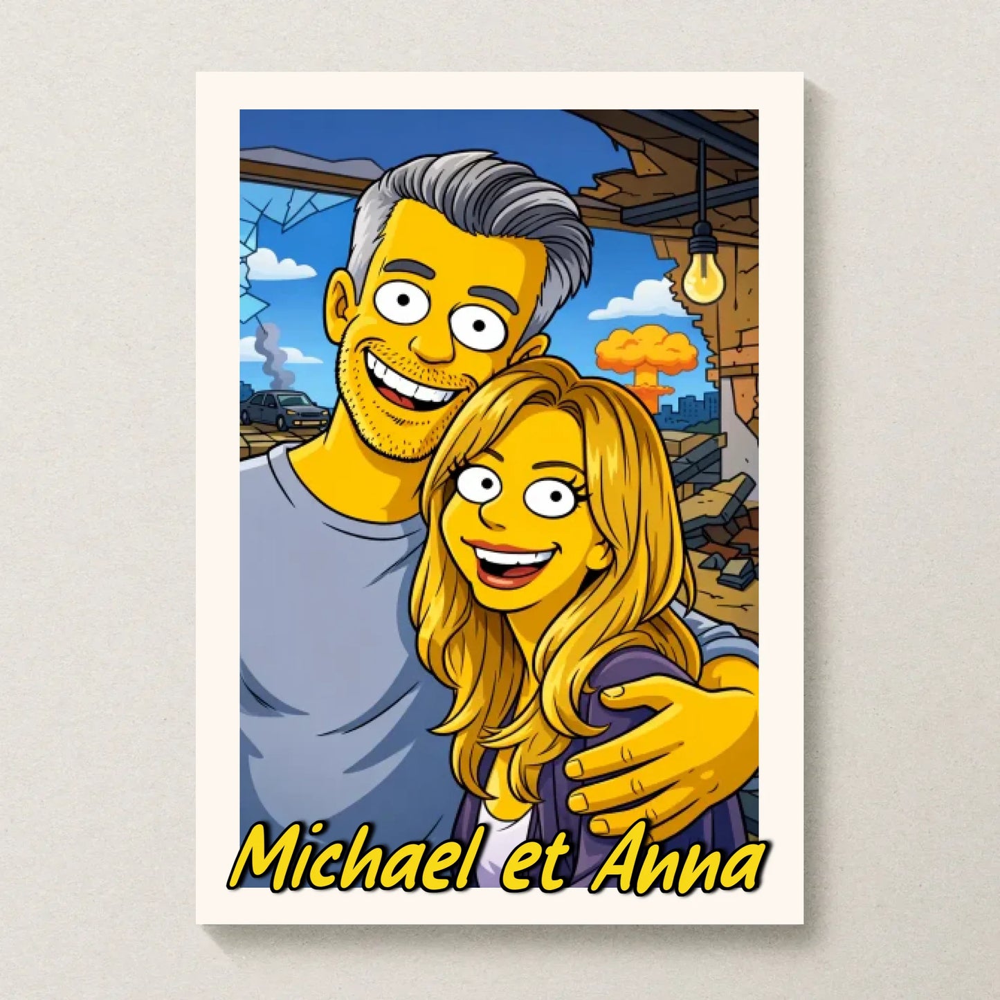 mockup poster vertical