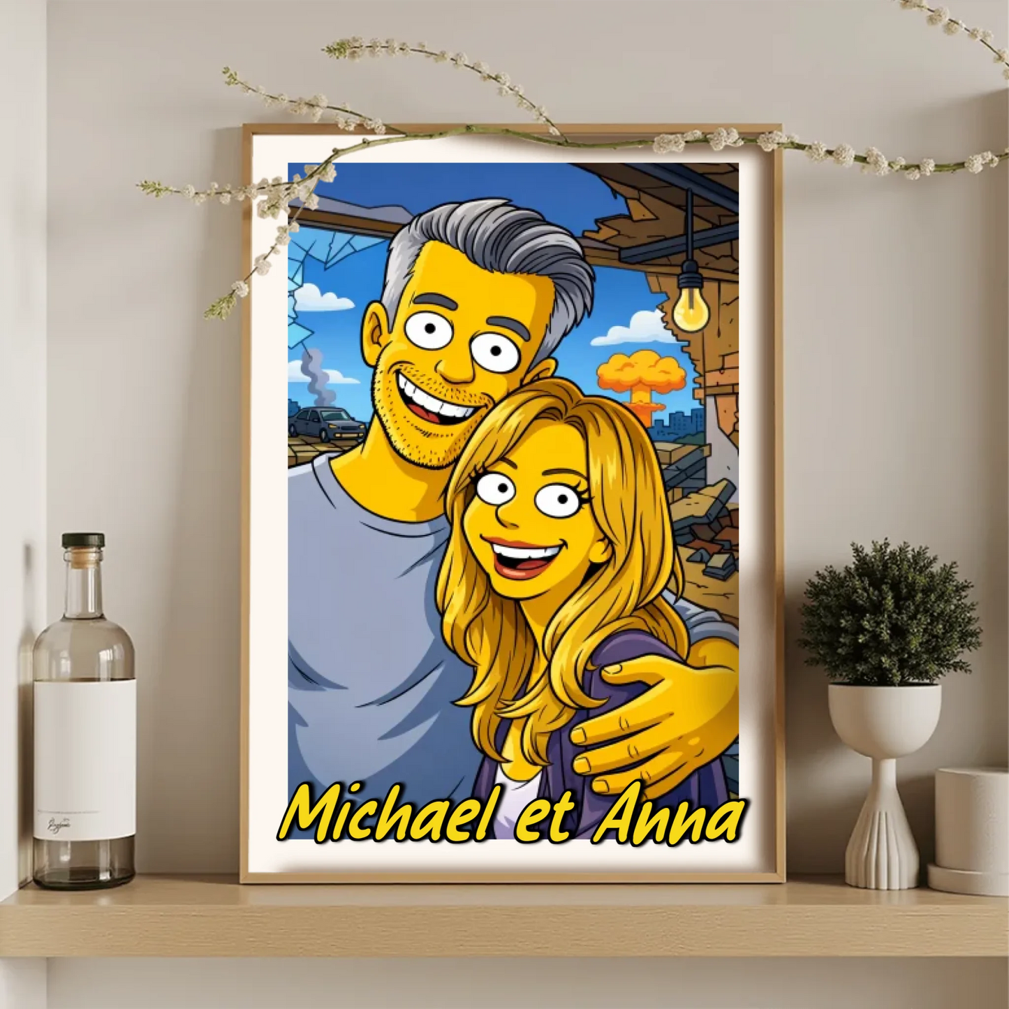 Canvas - 16x24-Wood