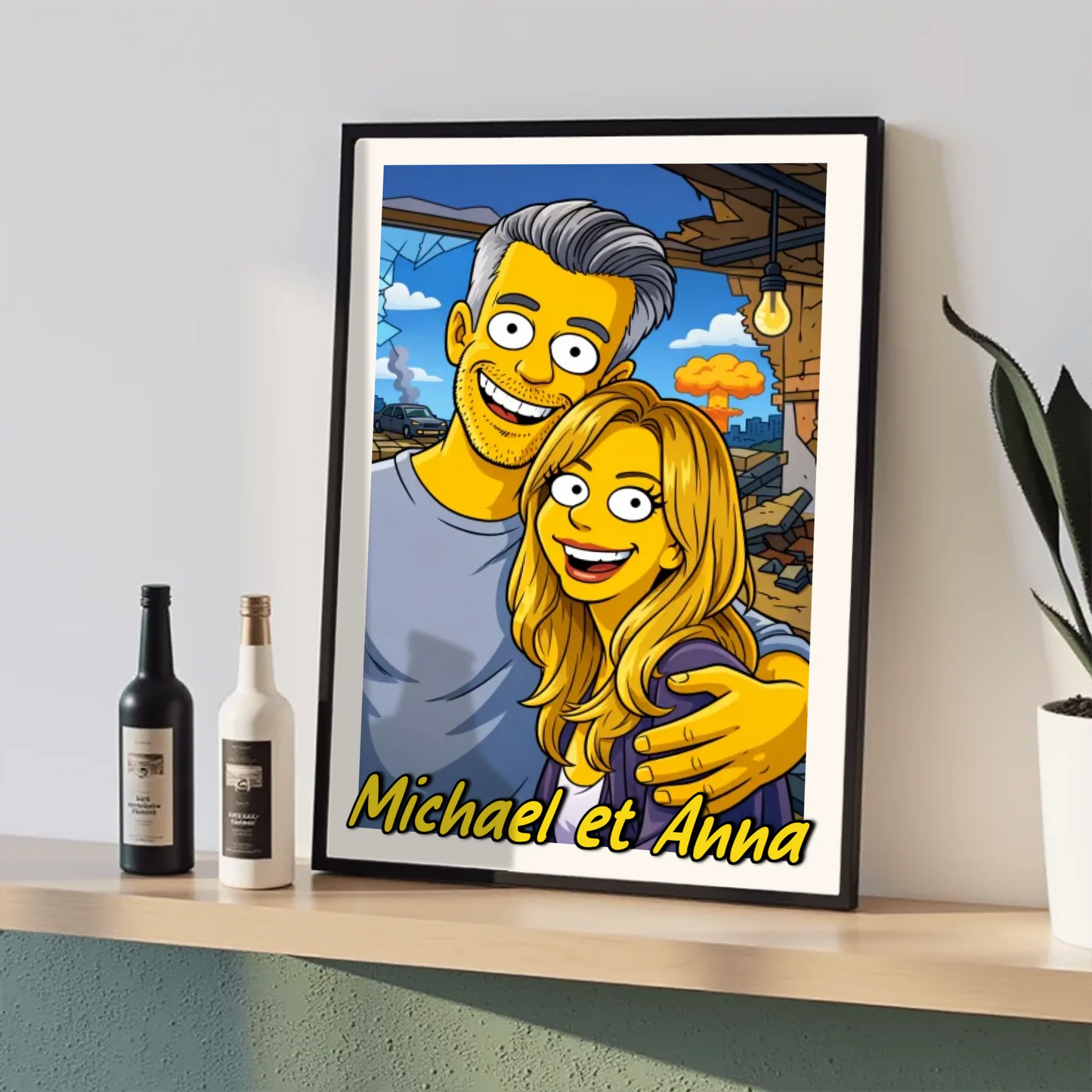 Affiche personnalisée Simpson