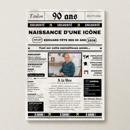 Affiche Personnalisée Netflix - Couple - Saint Valentin