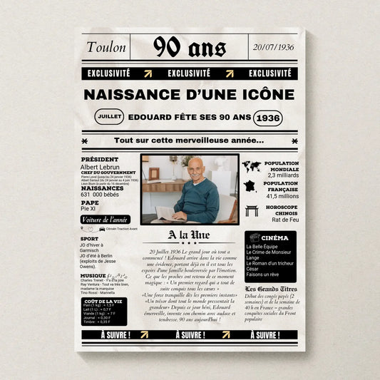 Affiche Personnalisée Netflix - Couple - Saint Valentin