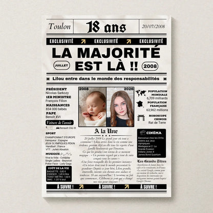 Affiche Personnalisée Netflix - Couple - Saint Valentin