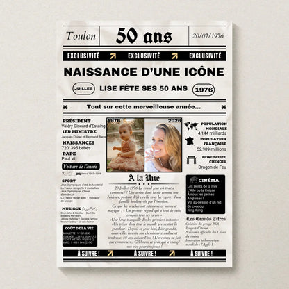 Affiche Personnalisée Netflix - Couple - Saint Valentin