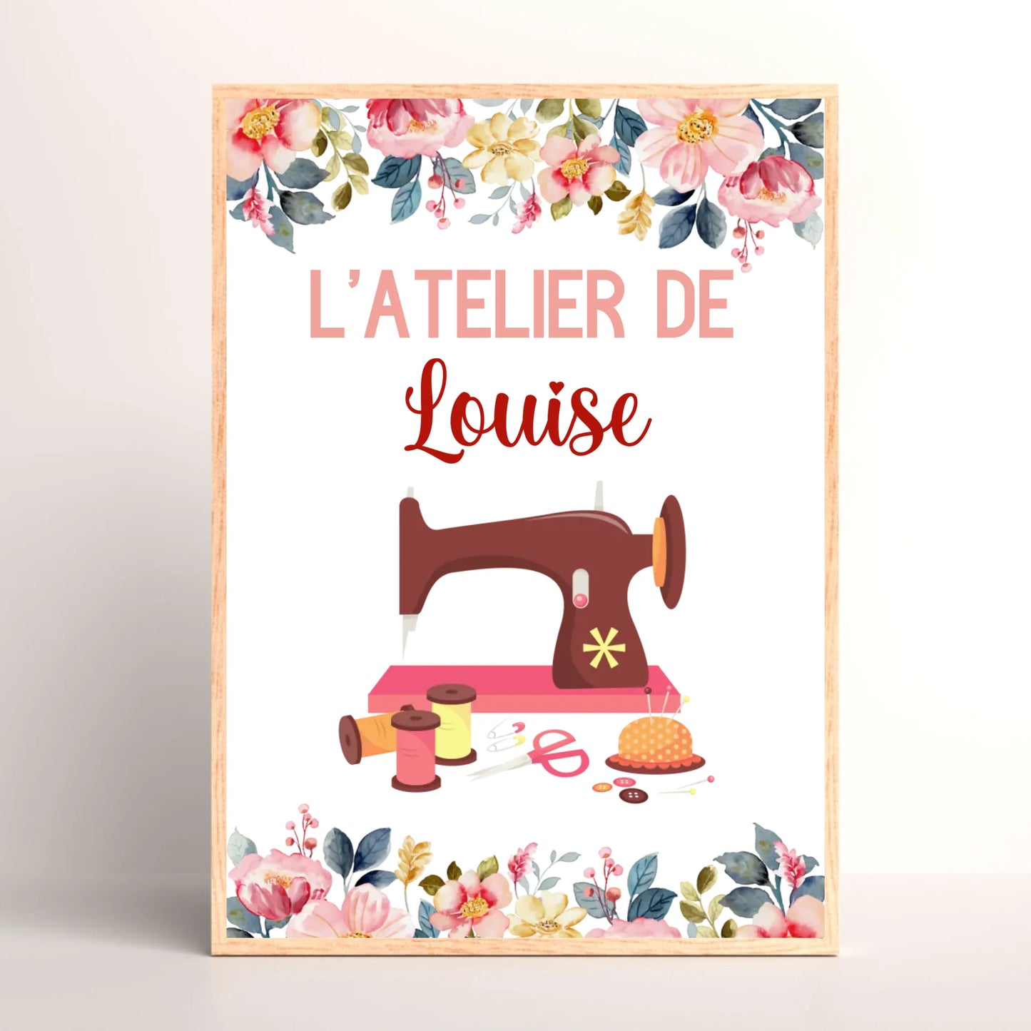 Affiche personnalisée - Affiche Couture Atelier de Couture