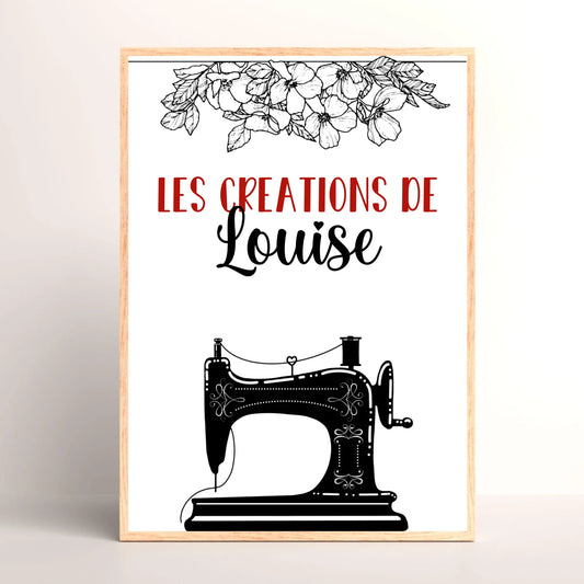 Cadre personnalisé - Couture - Atelier de couture