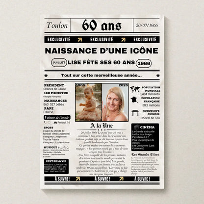 Affiche Personnalisée Netflix - Couple - Saint Valentin