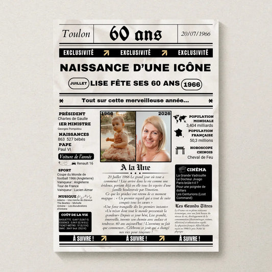 Affiche Personnalisée Netflix - Couple - Saint Valentin