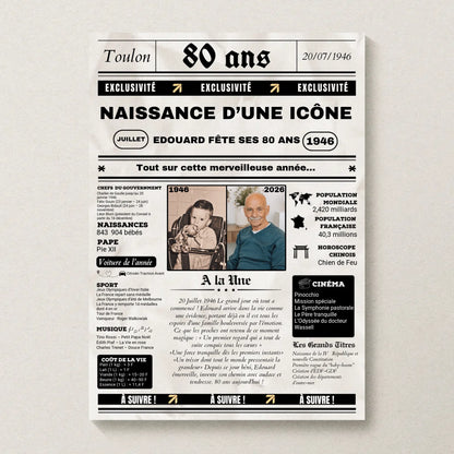 Affiche Personnalisée Netflix - Couple - Saint Valentin