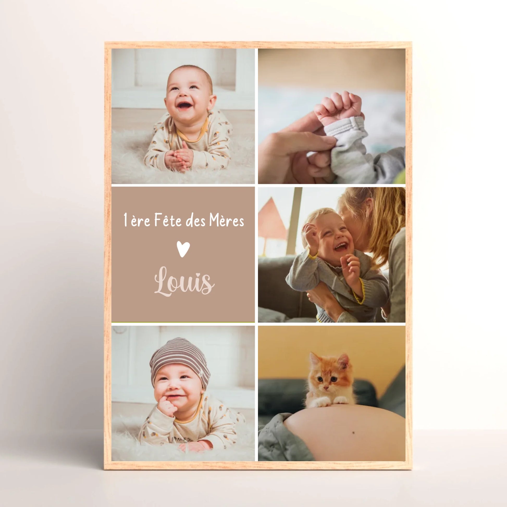 Poster prénom personnalisé cadeau maman original – Plume Revedor
