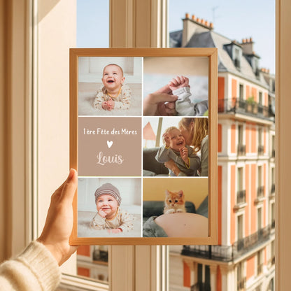 Impression personnalisée prénom bébé décoration chambre – Plume Revedor