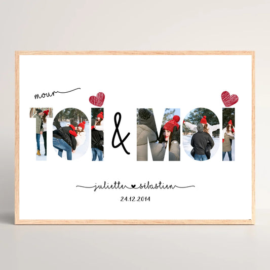Affiche A3 personnalisée horizontale Plume Revedor