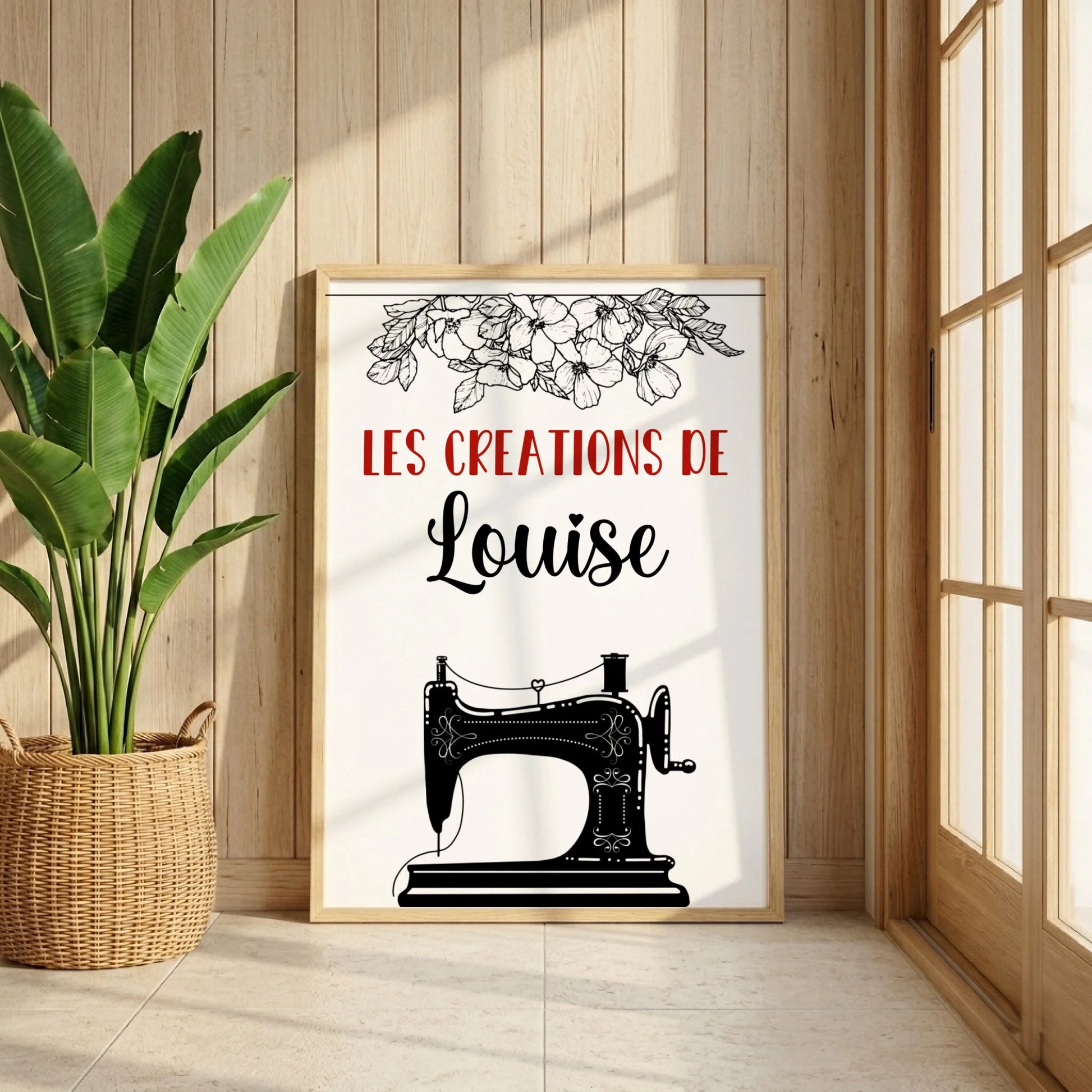 Affiche personnalisée - Couture - Atelier de couture