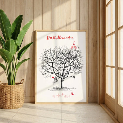 Affiche personnalisée Plume Revedor