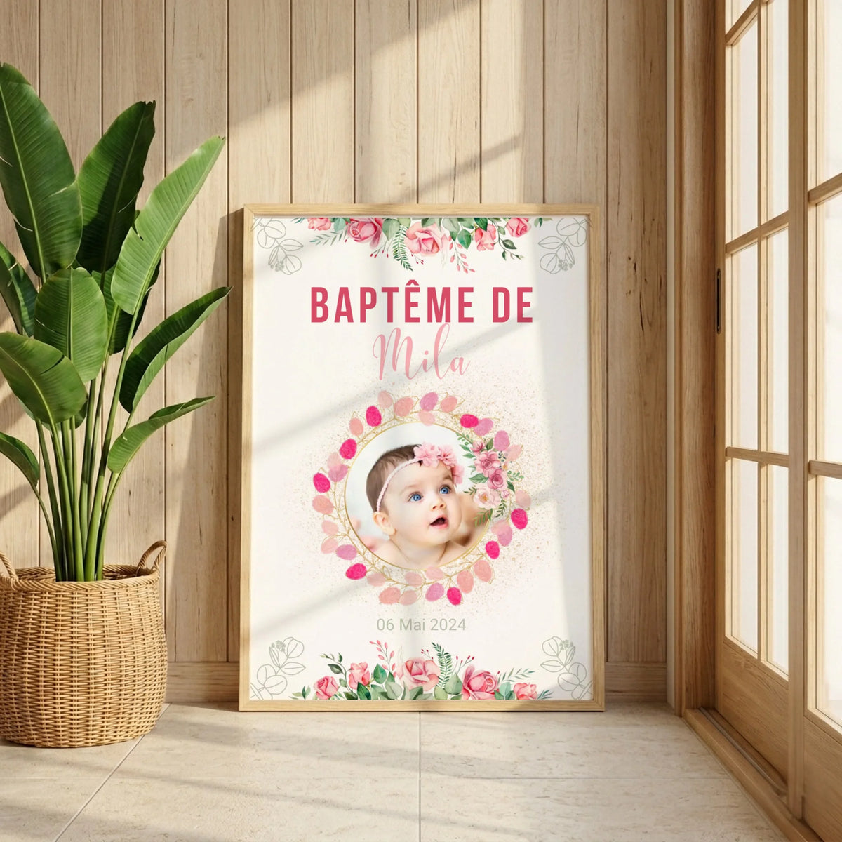 Affiche personnalisée Plume Revedor