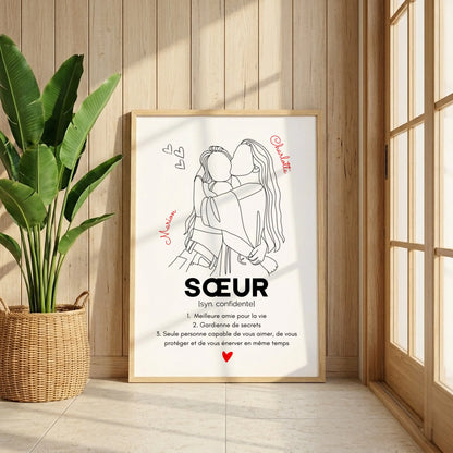Affiche personnalisée Plume Revedor