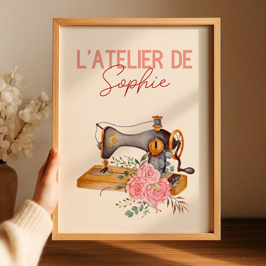 Affiche personnalisée Plume Revedor